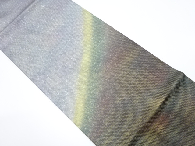 斜め縞模様暈し袋帯